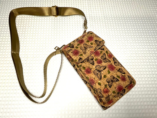 Wallet with Phone Pocket - Cork