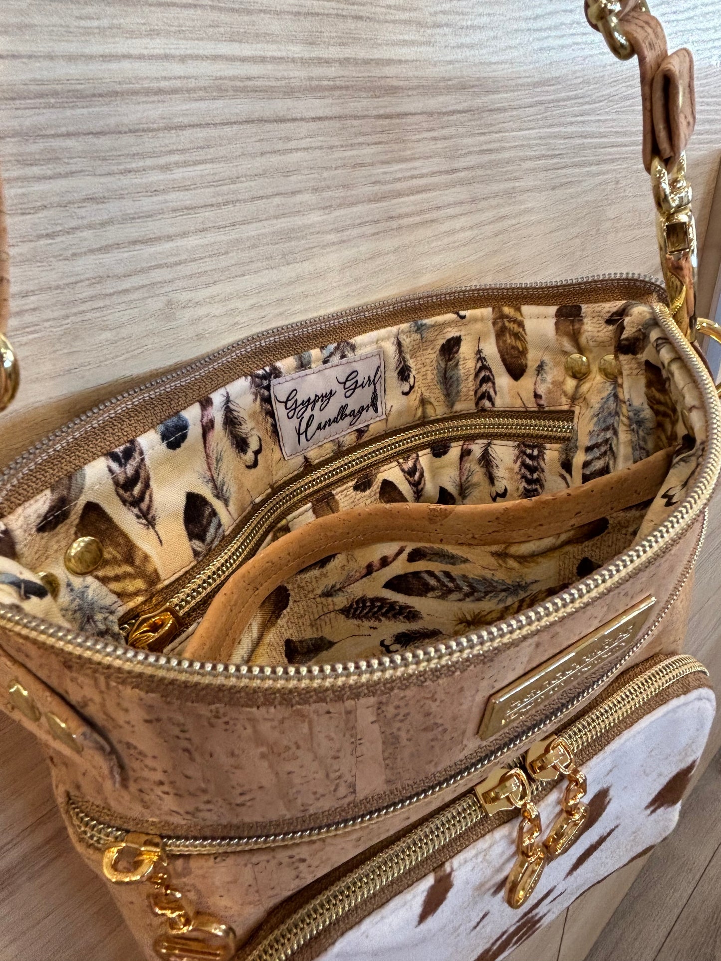 Kaylee Crossbody Bag, Cork