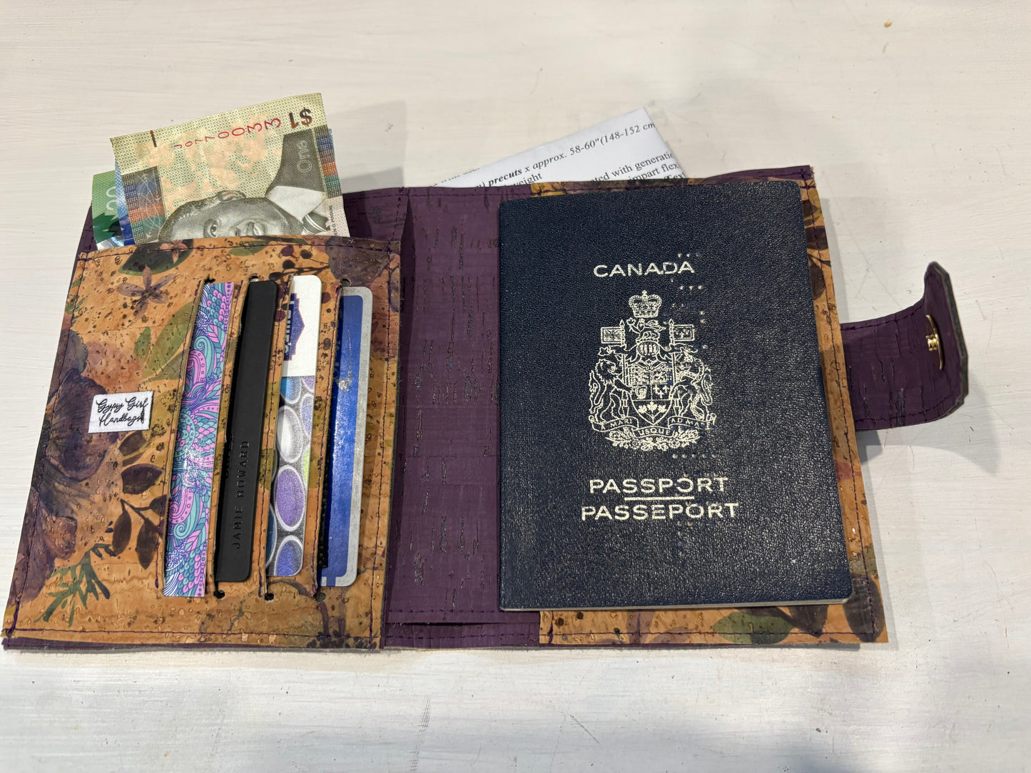 Passport Wallet, Cork