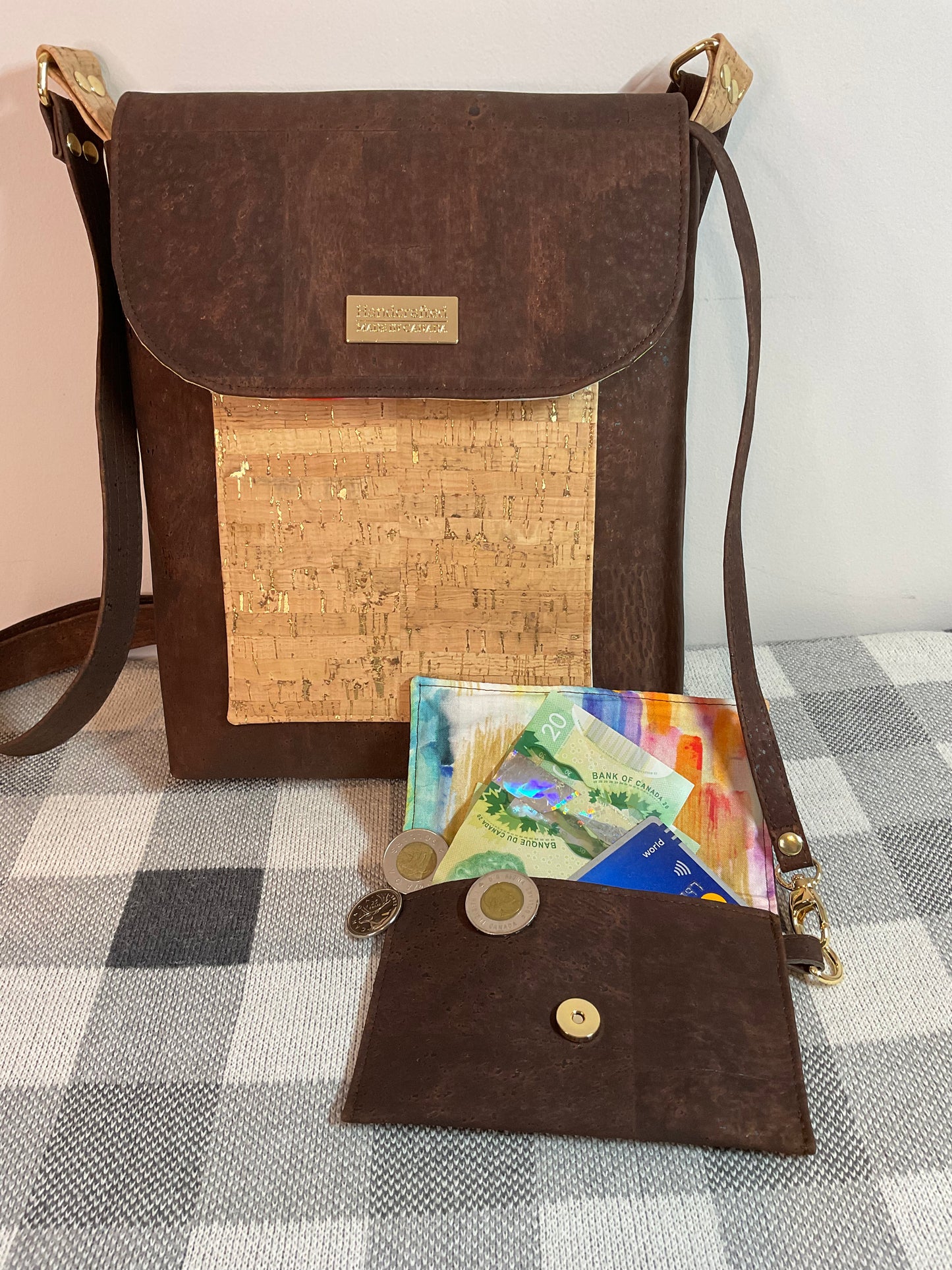 Anti-Theft Crossbody Bag & Purse in CORK