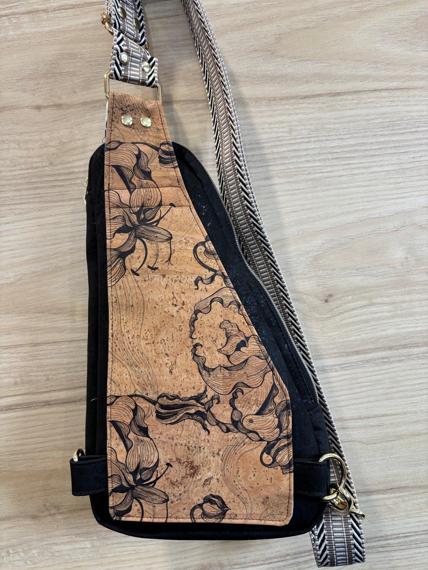 Sail Sling Crossbody Bag - Cork