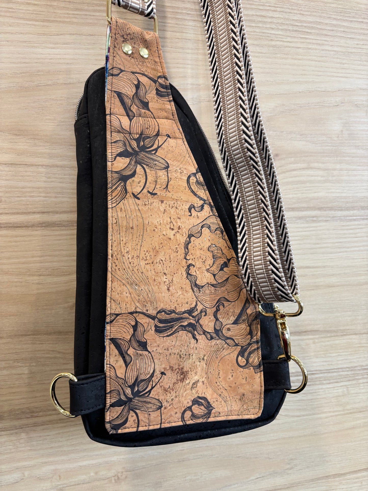 Sail Sling Crossbody Bag - Cork