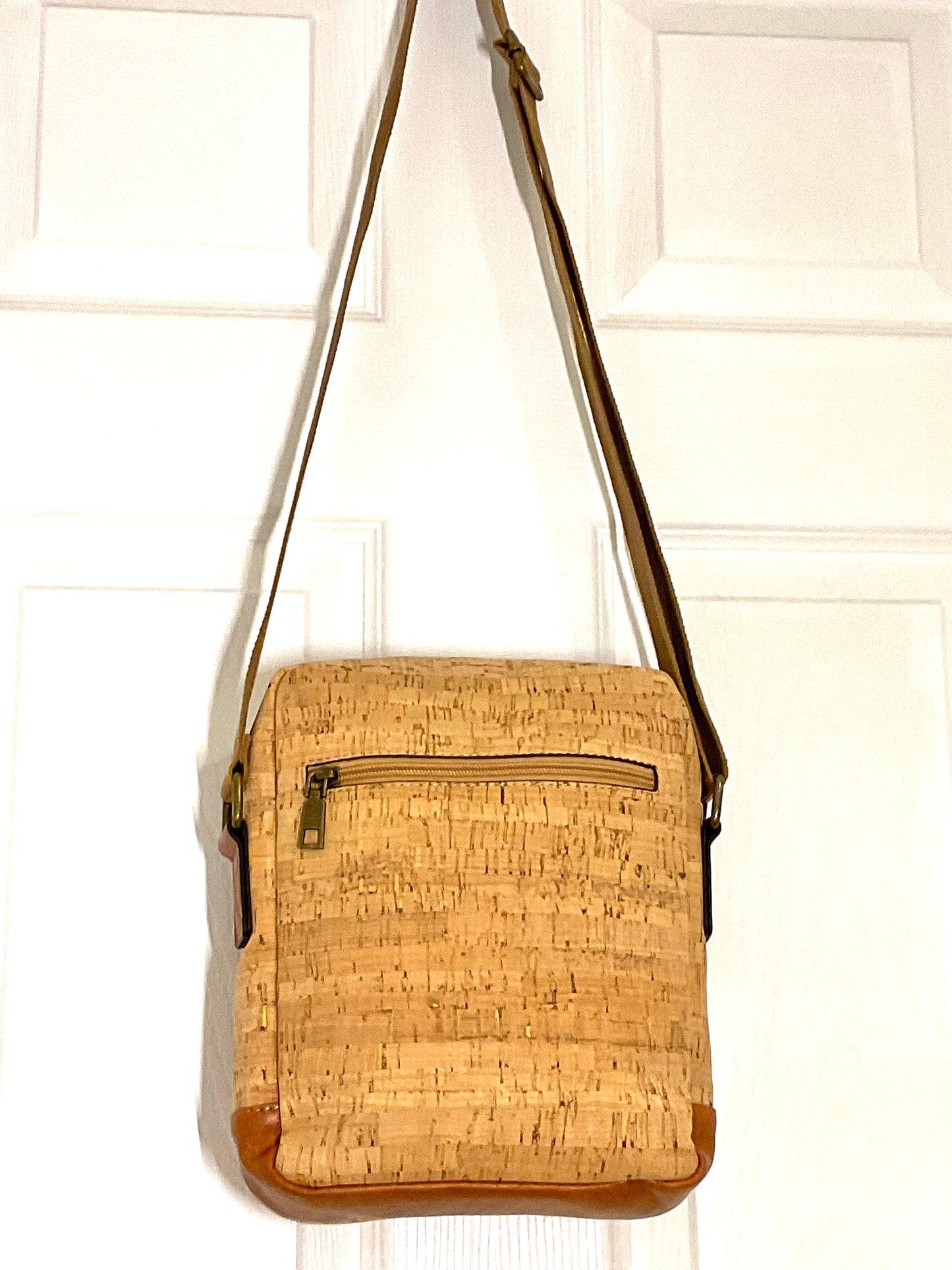 Carrie - Cork Cross Body Purse - Natural