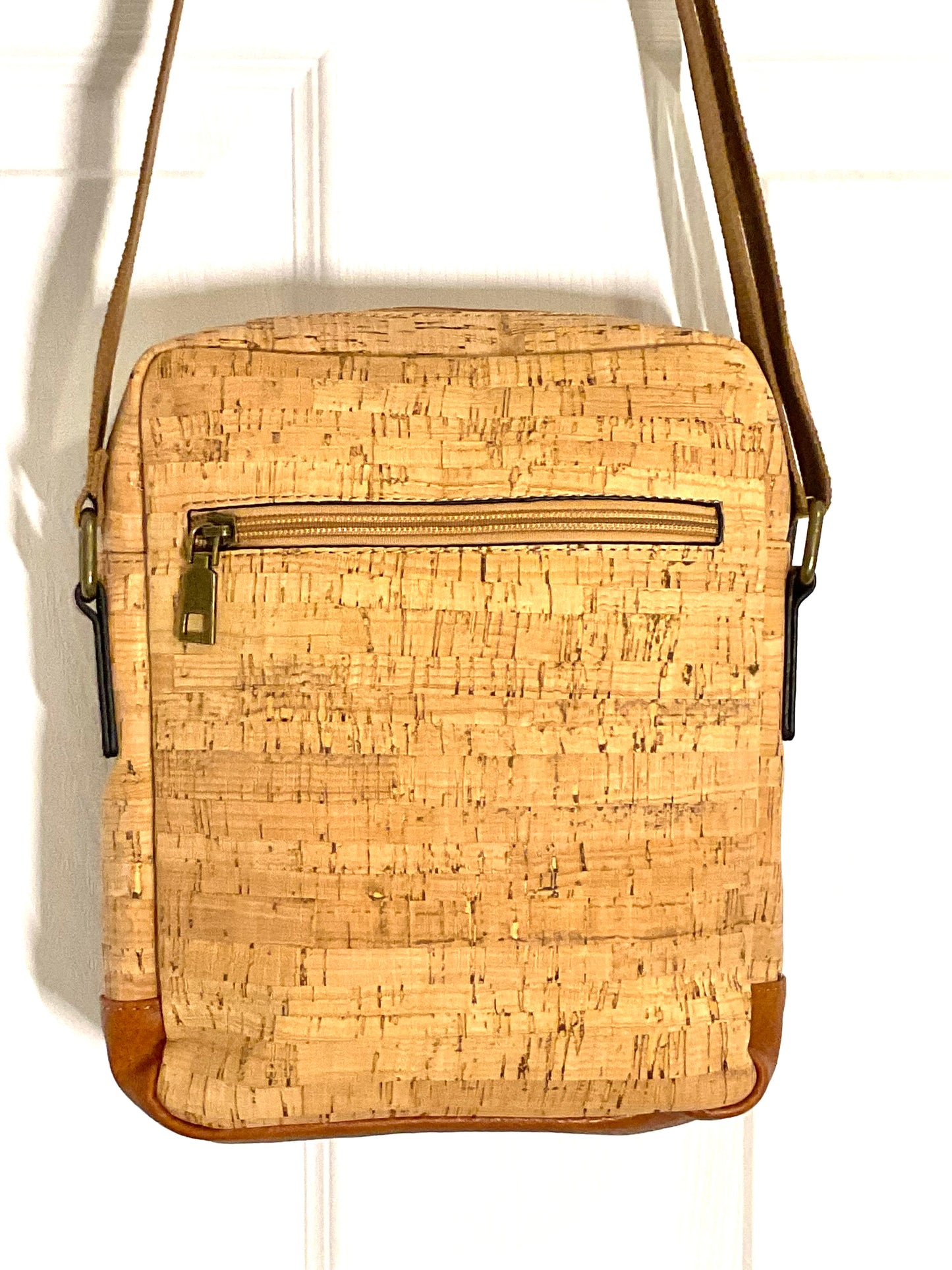 Carrie - Cork Cross Body Purse - Natural