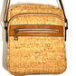 Carrie - Cork Cross Body Purse - Natural