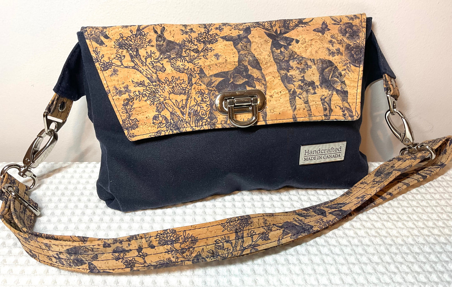 Haralson Hip Bag - Cork/Waxed Canvas