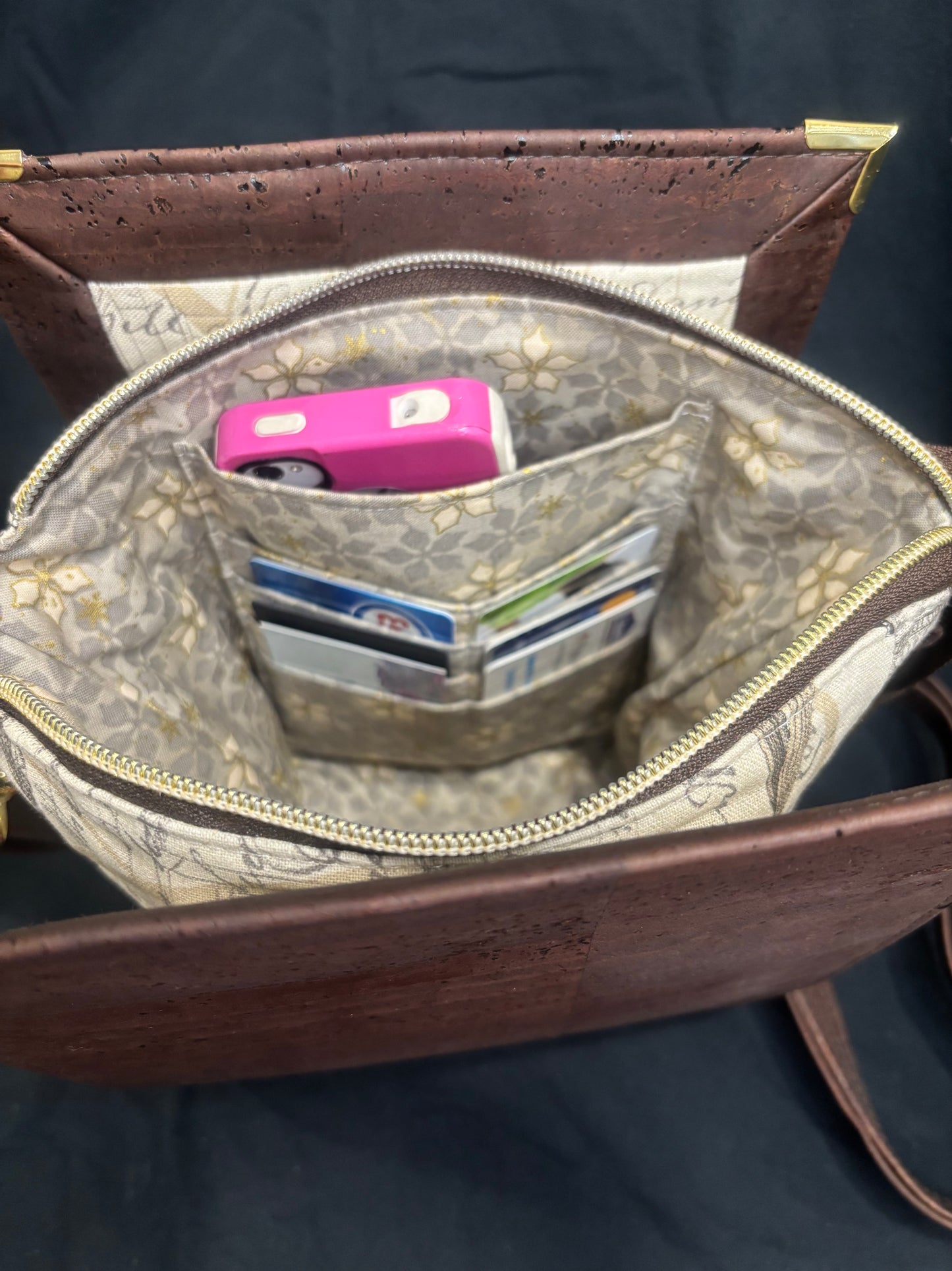Lina Crossbody Bag - CORK