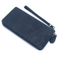 Cork Zippered Wallet with Wrist Strap