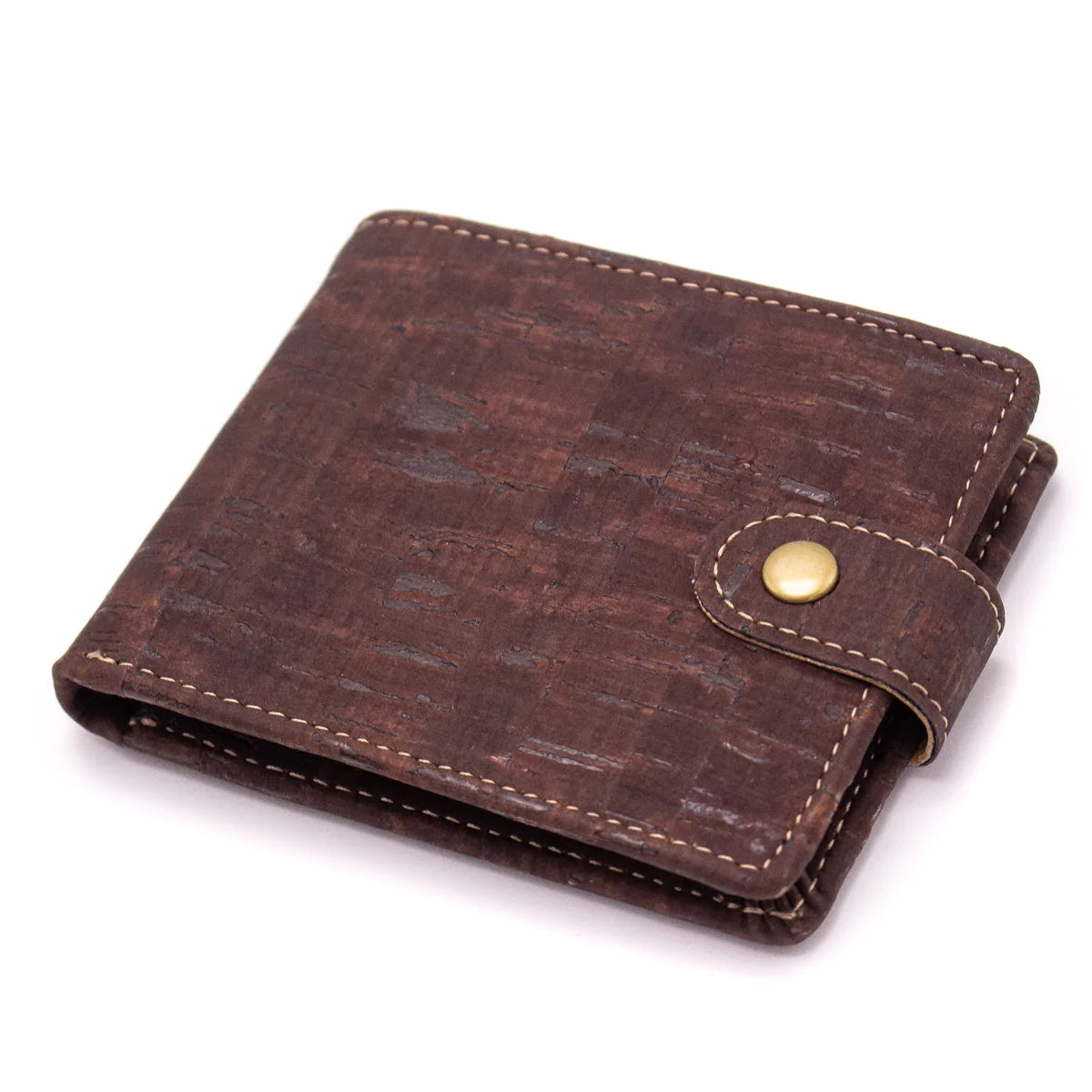 Bifold Wallet w/ Snap Button Closure