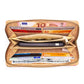 Cork Zippered Wallet with Wrist Strap