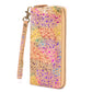 Cork Zippered Wallet with Wrist Strap