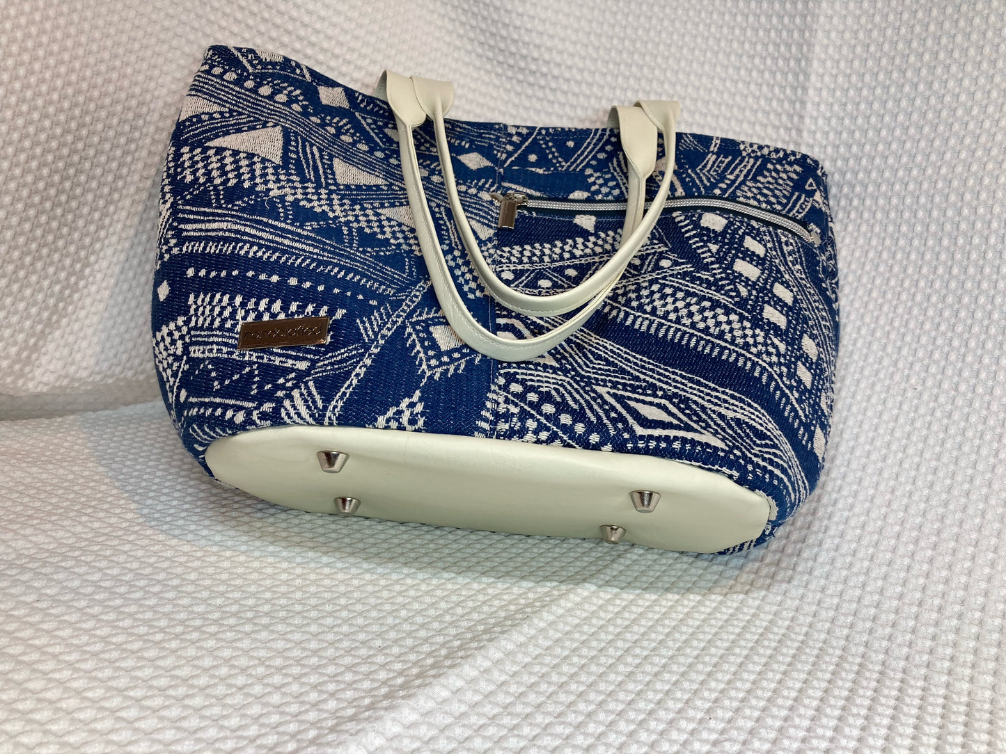 Crescent Tote - Blue