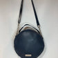 Round Robin Handbag - Navy Vegan Leather