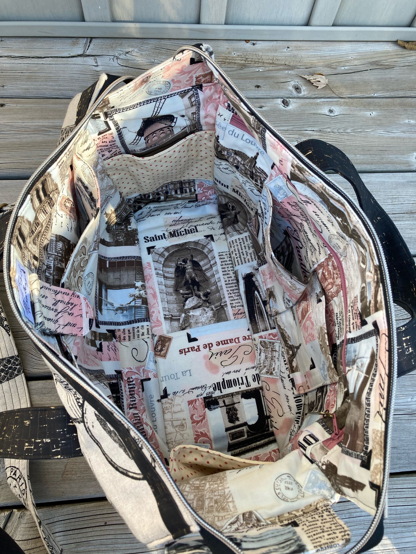 Weekend Bag & Clutch - Eiffel Tower, Cork