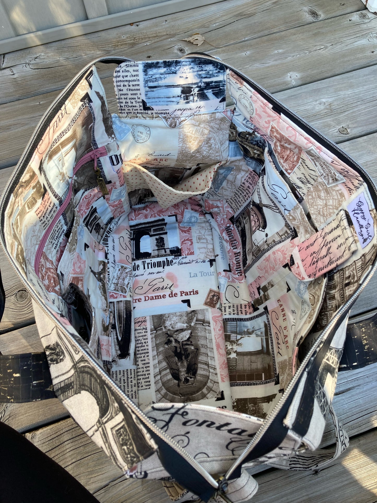 Weekend Bag & Clutch - Eiffel Tower, Cork