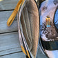 Weekend Bag & Clutch -Bees, Embossed Vegan Leather