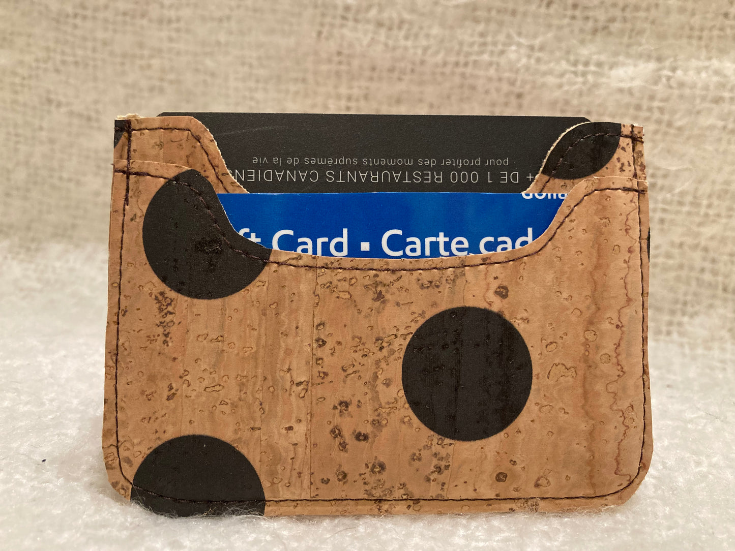 Card Wallet - Cork & Faux Leather