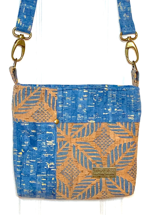 Cork Criss Cross Crossbody Bag