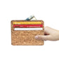 Men's and Women's Natural Cork Card Slot Holders