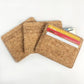 Men's and Women's Natural Cork Card Slot Holders