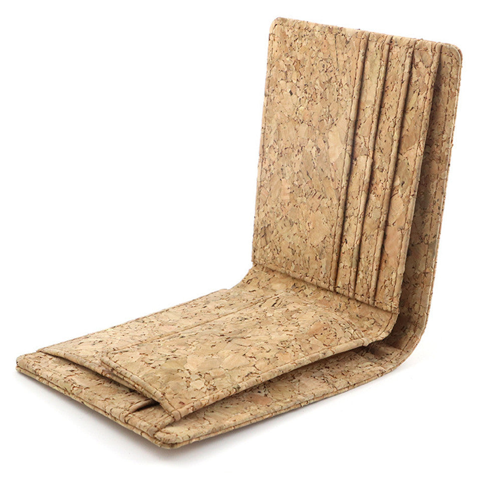 Natural Cork Wallet w/ Coin Pocket