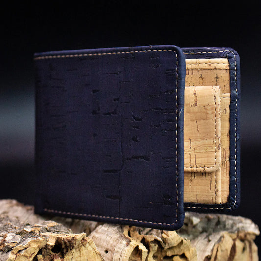 Men's Cork Wallet w/ Coin Pocket