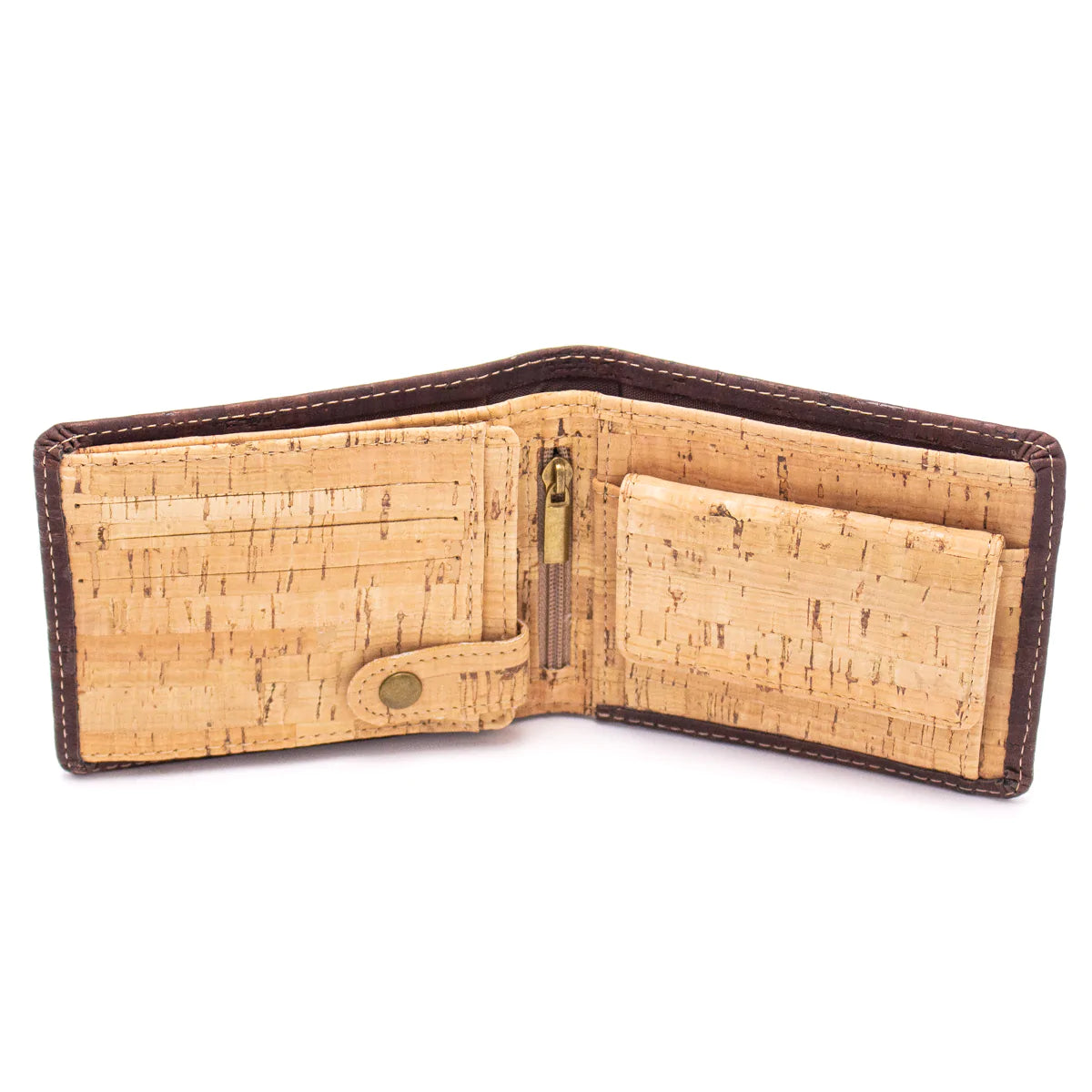 Men's Cork Wallet w/ Coin Pocket