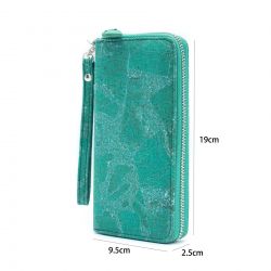 Cork Zippered Wallet with Wrist Strap